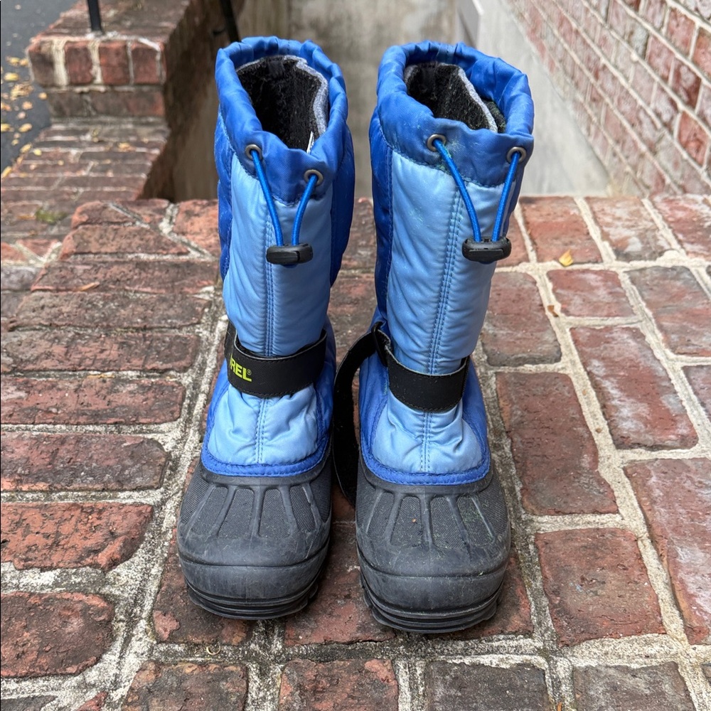 Sorel Royal Blue and Black (Big Kids) Snow Boots